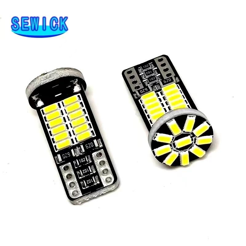 100Pcs W5W T10 LED  Canbus 3014 34SMD 12V 6000K 194 168 LED     ڵ ȣ  